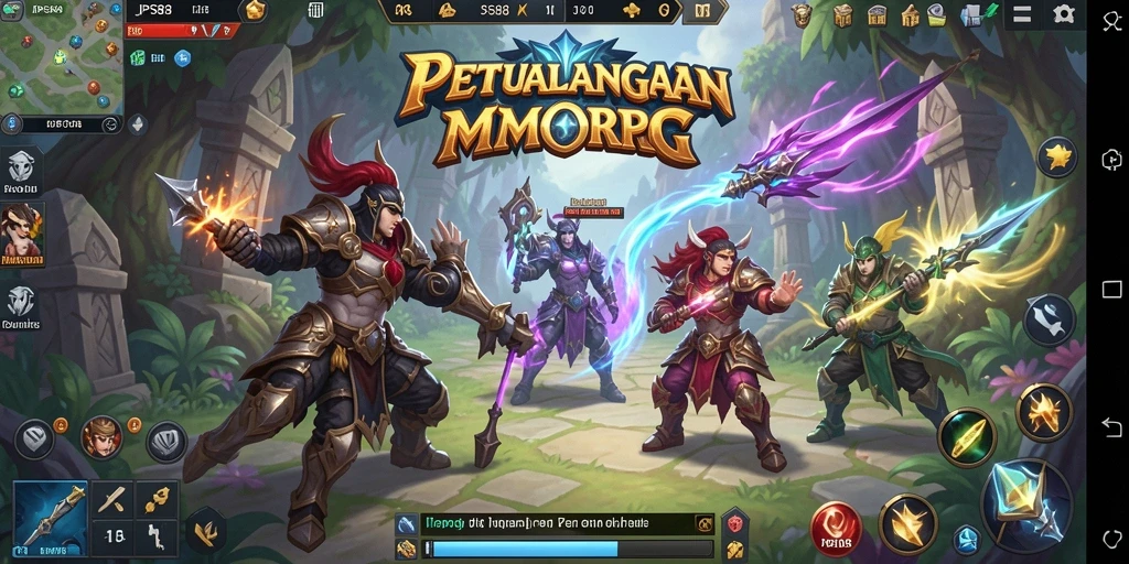 Tampilan gameplay seru dalam dunia fantasi JPS88.