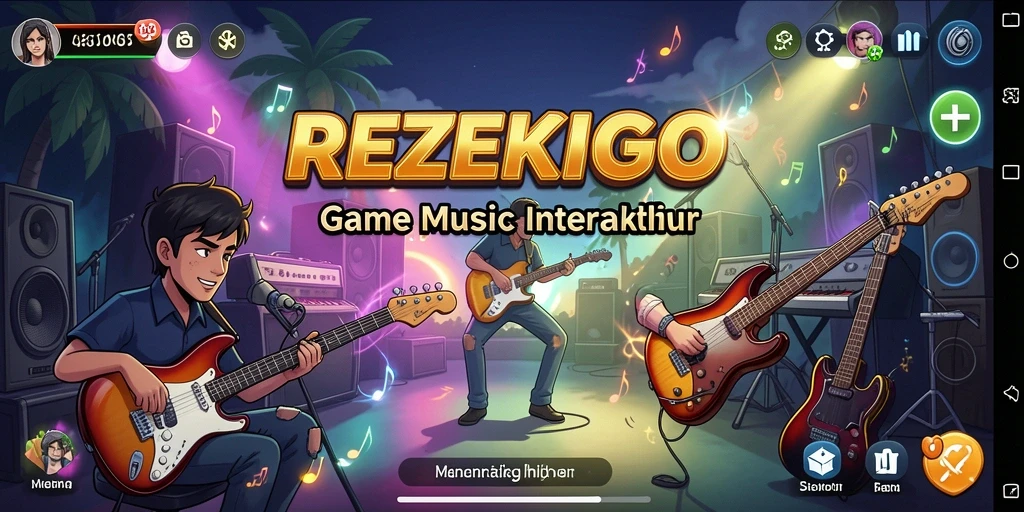 Tampilan screenshot gameplay REZEKIGO yang menarik dan interaktif.